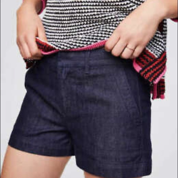 LOFT Pants - Ann Taylor Loft Blue Denim Shorts